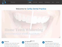 Tablet Screenshot of carfaxdental.com